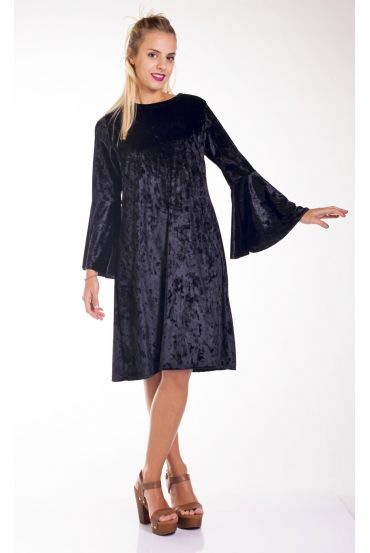 ROBE VELOUR 4235 NOIR