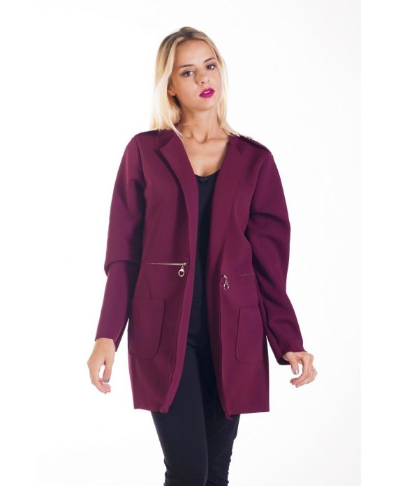 JACKE ZIPPEE 4267 BORDEAUX