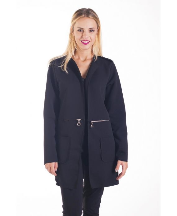 VESTE ZIPPEE 4267 NERO