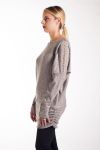 MAGLIONE TUNICA RIVETTI 4243 BEIGE