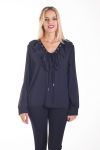 BLUSA DE ESCOTE FROUFOU 4238 NEGRO