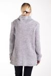 PULL COL ROULE TORSADE 4268 GRIS