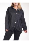 LARGE SIZE VEST/JACKET HAS A HOOD 4248 BLACK