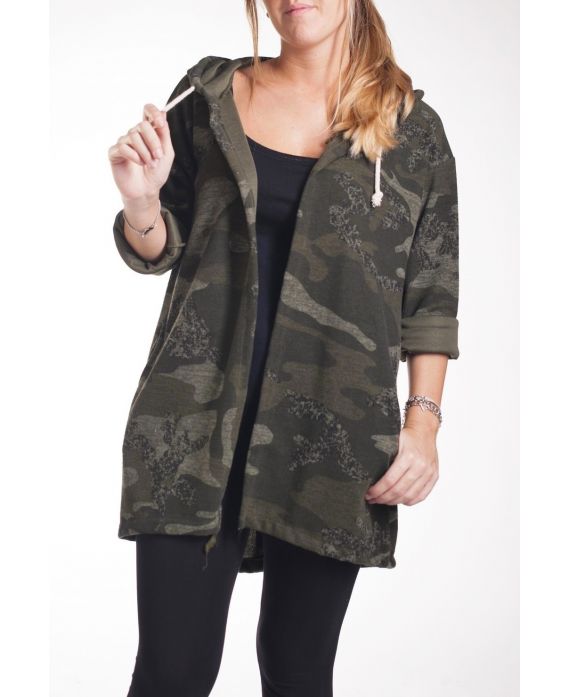 DE GRAN TAMAÑO CHALECO/CHAQUETA MILITAR 4265B