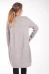 GROßE PULLOVER TUNIKA PERLEN 4279 BEIGE