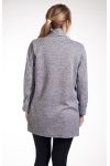 LARGE SIZE JACKET BLAZER 4264 GREY