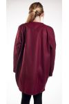 LARGE SIZE COAT 4280 BORDEAUX