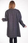 LARGE SIZE COAT 4281 GREY