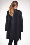 DI GRANDI DIMENSIONI CAPPOTTO 4281 NERO