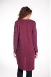 MAGLIONE TUNICA STELLE 4308 BORDEAUX