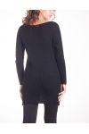 MAGLIONE TUNICA MOHAIR TWIST 4303 NERO