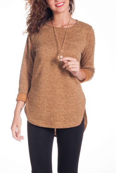 PULL + BIJOU 4300 MOUTARDE