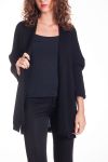 GILET MOHAIR DOS ETOILE 4293 NOIR