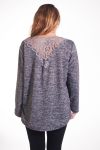 LARGE PULL BEADS BACK LACE 4317 GREY