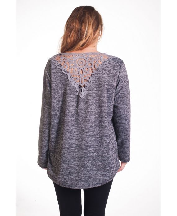 LARGE PULL BEADS BACK LACE 4317 GREY