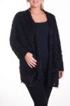 GRANDE TAILLE GILET 4310 NOIR