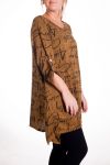 GROOT FORMAAT TRUI TUNIEK PRINTS 4182 BEIGE