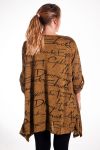 GROOT FORMAAT TRUI TUNIEK PRINTS 4182 BEIGE