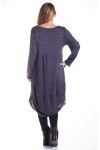 GRANDE TAILLE ROBE 4356 GRIS
