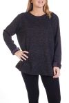 GRANDE TAILLE PULL 4321 NOIR