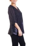 GRANDE TAILLE PULL ENCOLURE ZIPPEE 4307 NOIR