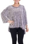 GROßE PULLOVER LUREX 4282 WEIß