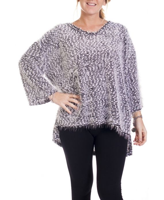 GROßE PULLOVER LUREX 4282 WEIß