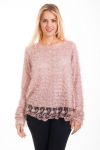 TUNIC HAS SEQUINS 4229 ROSE