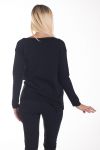 KNIT PULLOVER ETOILE 4271 BLACK