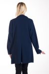 JASJE BLAZER LANGE OVERSIZED 4276 ZWART