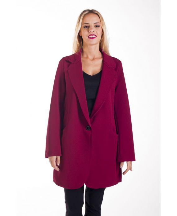 JASJE BLAZER LANGE OVERSIZED 4276 ZWART