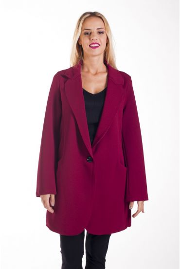 JASJE BLAZER LANGE OVERSIZED 4276 ZWART