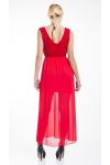 ROBE DE SOIREE 4438 ROUGE