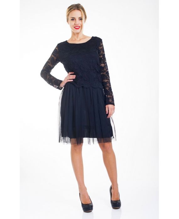 ROBE DE SOIREE 4435 NOIR