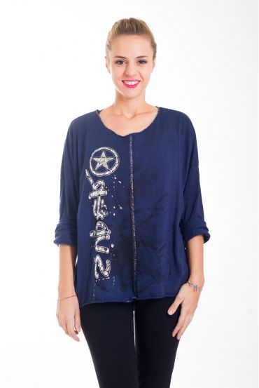 STAMPE PER T-SHIRT 4440 BLU NAVY