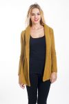 GILET MESH BACK AJOURE 4094 MUSTARD