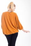 PULL + BIJOU 4443 MOUTARDE