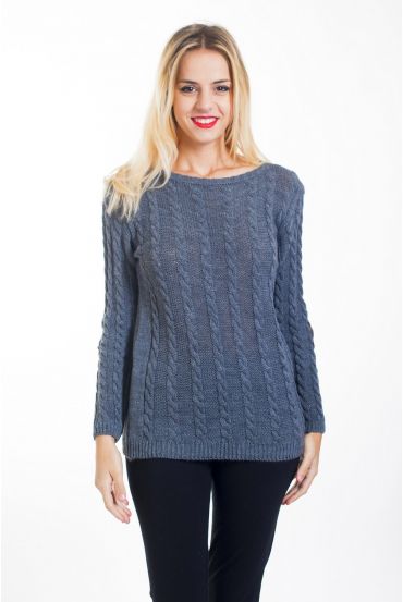 PULLOVER COUDIERE 4447 GRAU