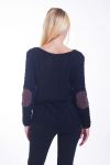 PULLOVER COUDIERE 4447 NEGRO