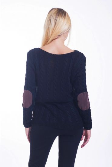 PULLOVER COUDIERE 4447 BLACK
