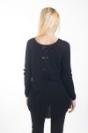 PULLOVER SMALL KNOTS 4450 BLACK