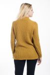 PULLOVER, OPEN NECK 4453 MUSTARD