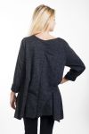 MAGLIONE DONNA PERLE 4454 NERO