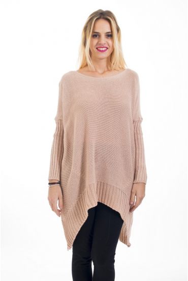 MAGLIONE TUNICA 4474 ROSA