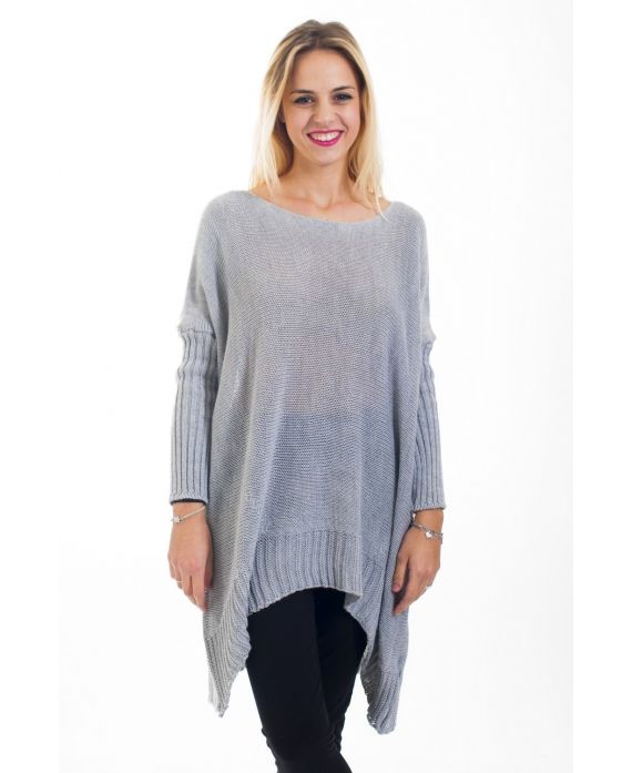 PULLOVER TUNIKA 4474 GRAU