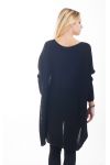 MAGLIONE TUNICA 4474 NERO