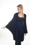 GIUBBOTTO PONCHO 4475 NERO