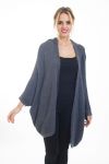 VEST, PONCHO 4475 GRIJS