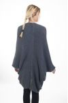 VEST, PONCHO 4475 GRIJS