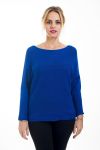 KNIT PULLOVER 4476 ROYAL BLUE